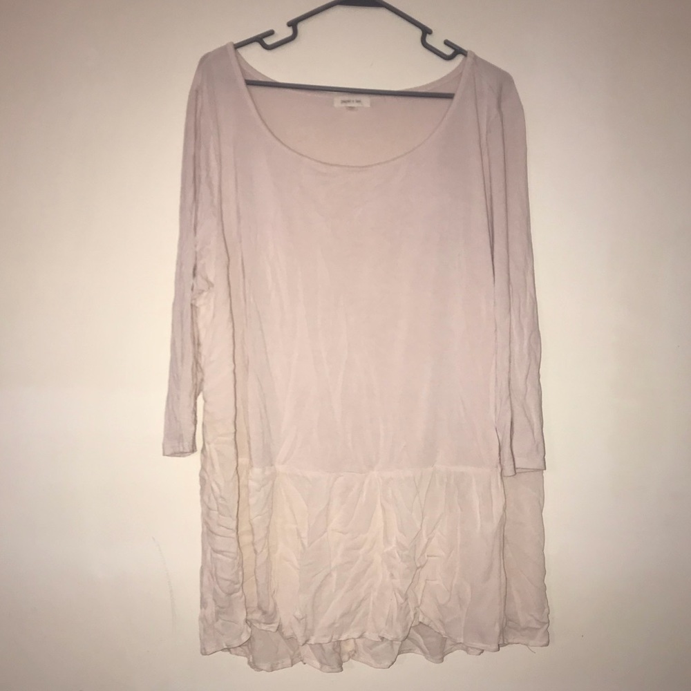 Cream boutique shirt